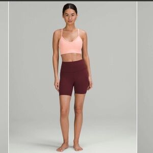 Lululemon Ebb to Street Bra Light Support C/D Cup Pink‎ Size 6